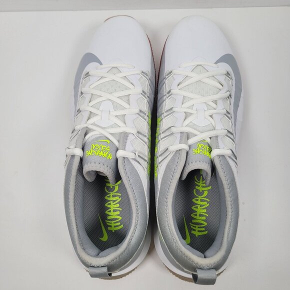 Nike Alpha Huarache 7 Pro TF Lax Men's White Gray Shoes CJ0235-101 US Sz 13 NWB - Picture 6 of 9